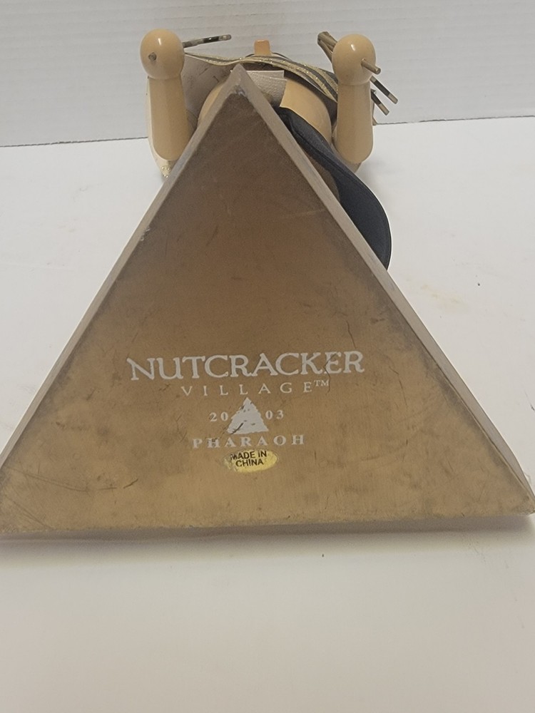 RARE Nutcracker Village Egyptian Pharaoh 2003 HTF Read Description
