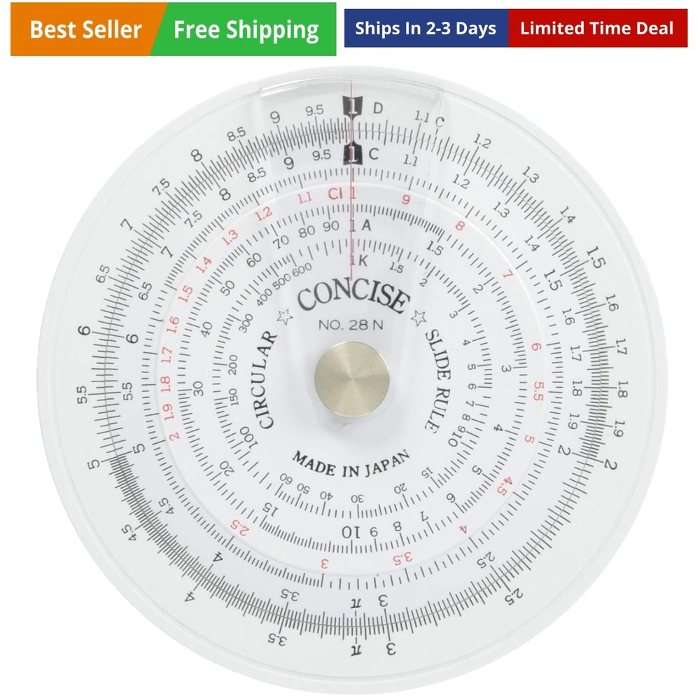 Ruler Circular Calculator 28N