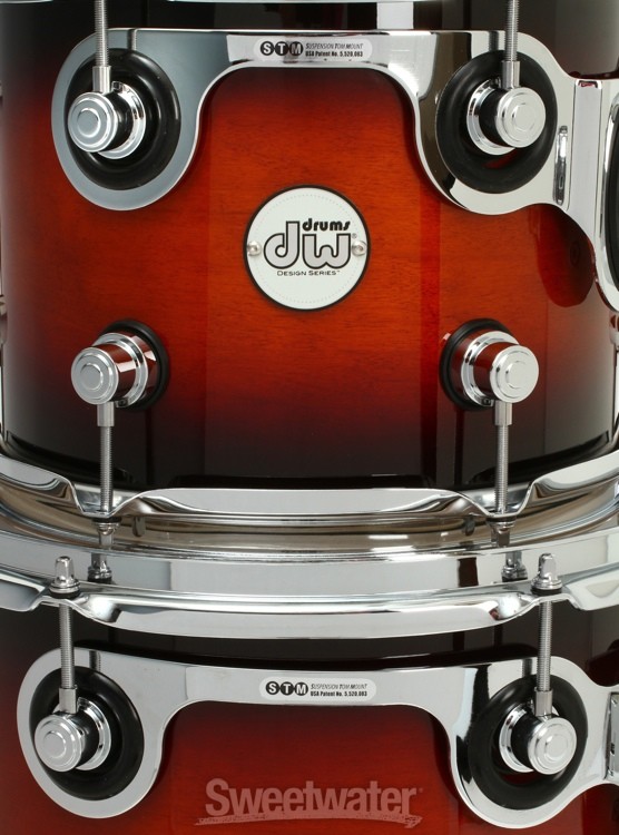 DW Design Series 4-piece Shell Pack - Tobacco Burst