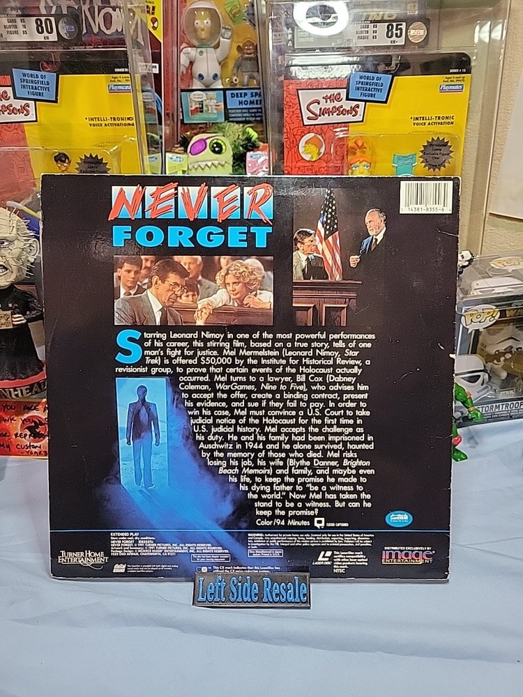 Never Forget Laserdisc 1991