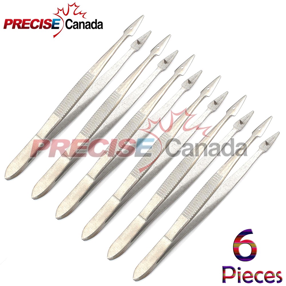 PRECISE CANADA 6 Carmalt Splinter Forceps 4.25" Straight