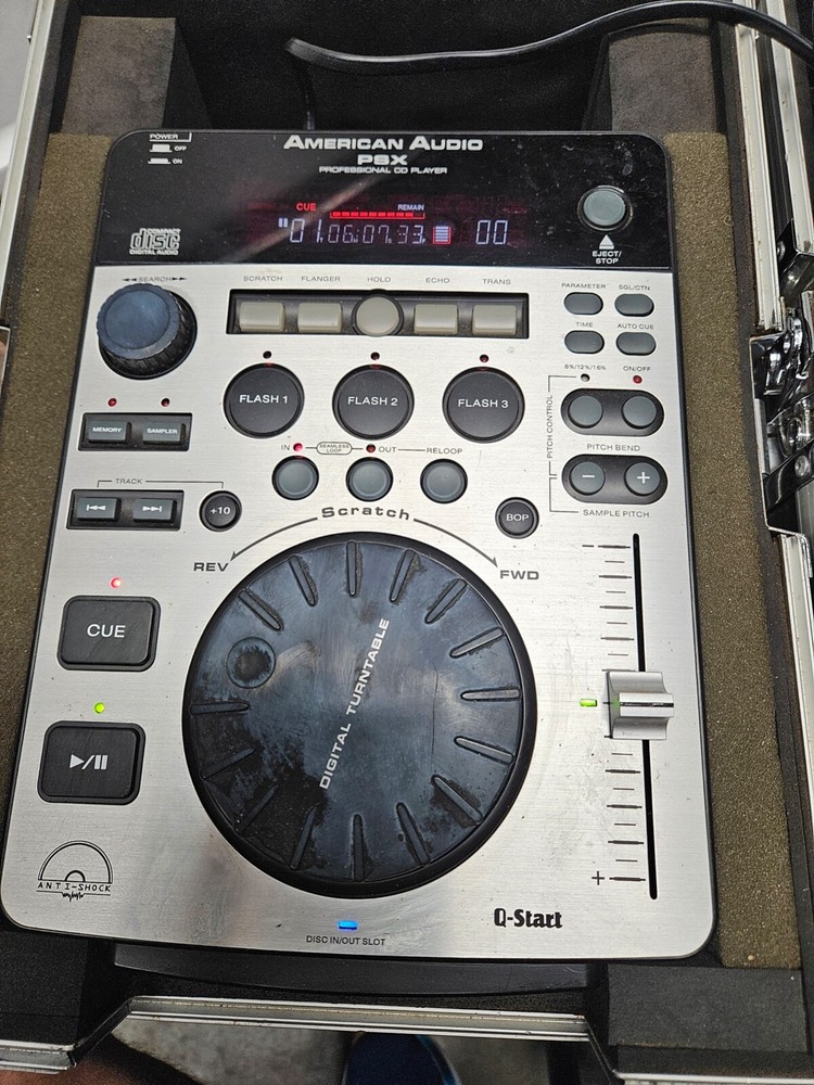 American Audio ADJ PSX pro CD Player With Road Case..