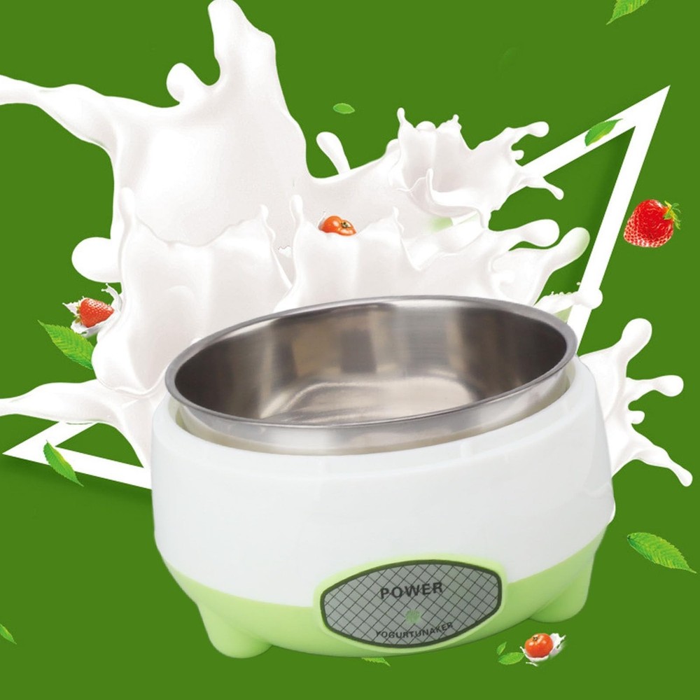 Yogurt Machine, 15W (US Plug 110V) Yogurt Maker Yogurt Maker Machine Stainles...
