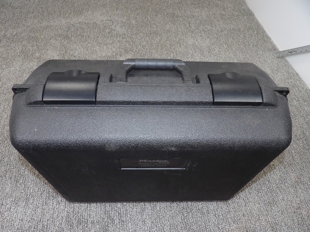 Master Lock Security Solutions Locker Locks Portable Storage Case Black Foam