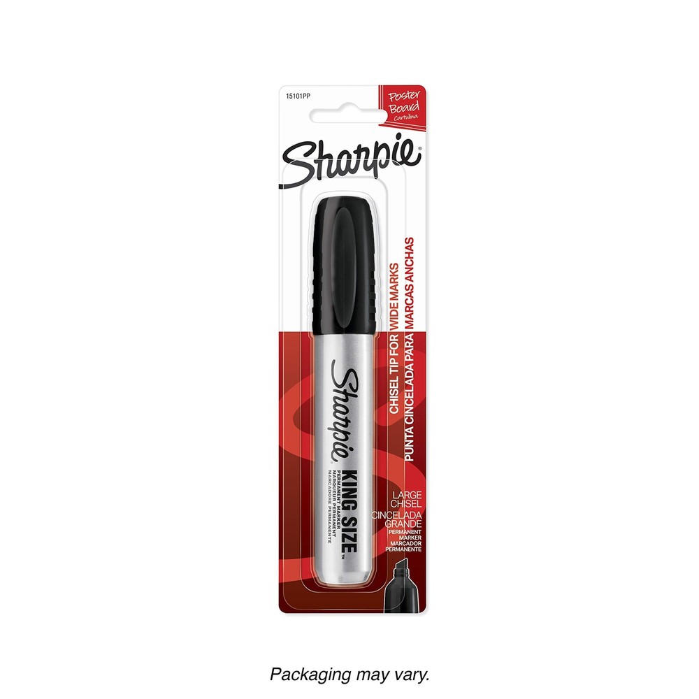Sharpie Pro King Size Permanent Marker, Black (15101PP)