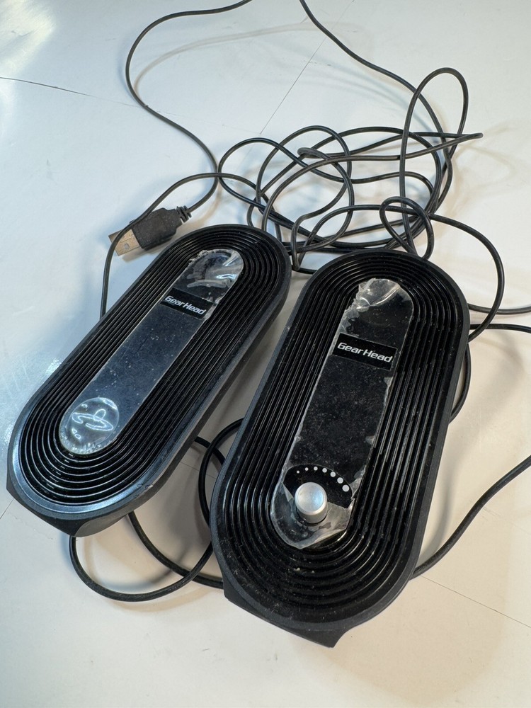 Gear Head USB 2.0 Flat Panel Speakers for Home Office NEW Model SP2500USB