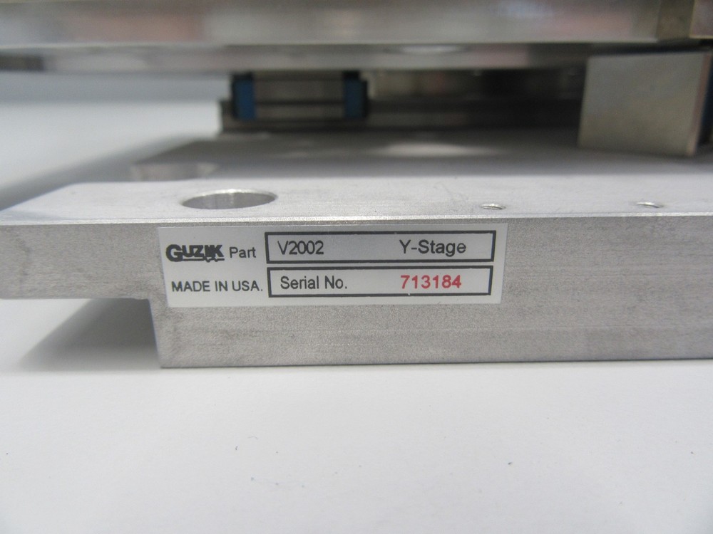 Precision Linear Stage Platform Aluminum Motion Y Linear Stage Guzik V2002