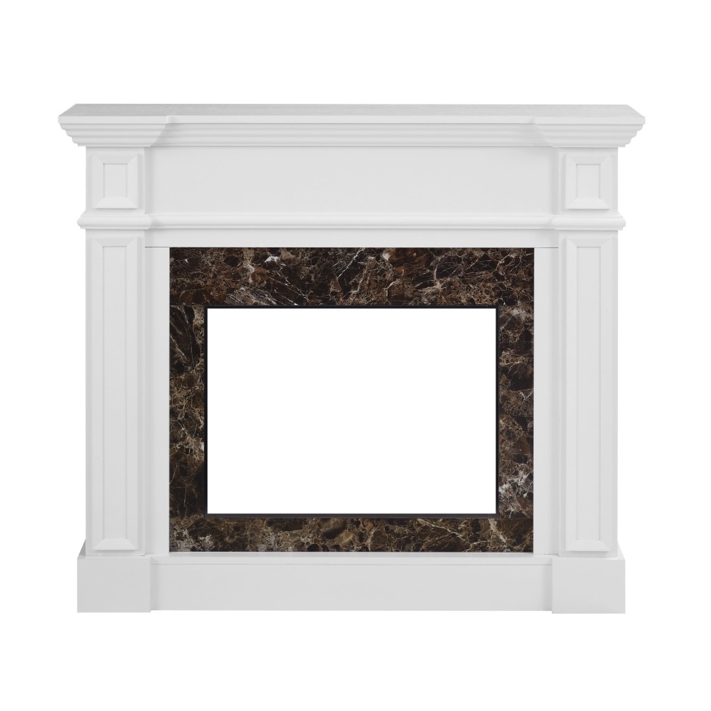 Fireplace mantel Includes remote control Adjustable flames