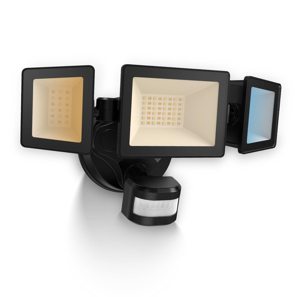 ALUSSO Motion Sensor Outdoor Black 3 Modes Classic 40W, 3