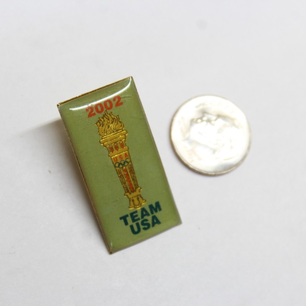 Olympics Team USA 2002 Torch Lapel Pin