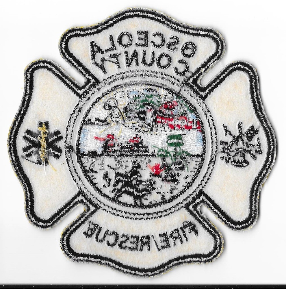 Osceola County Fire Rescue, Florida Shoulder Patch V1