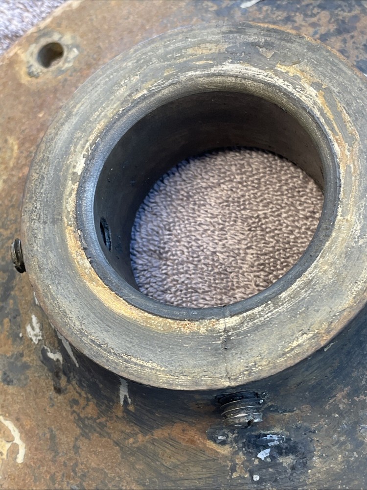 Burke 22 Drill Press Round Base Used.