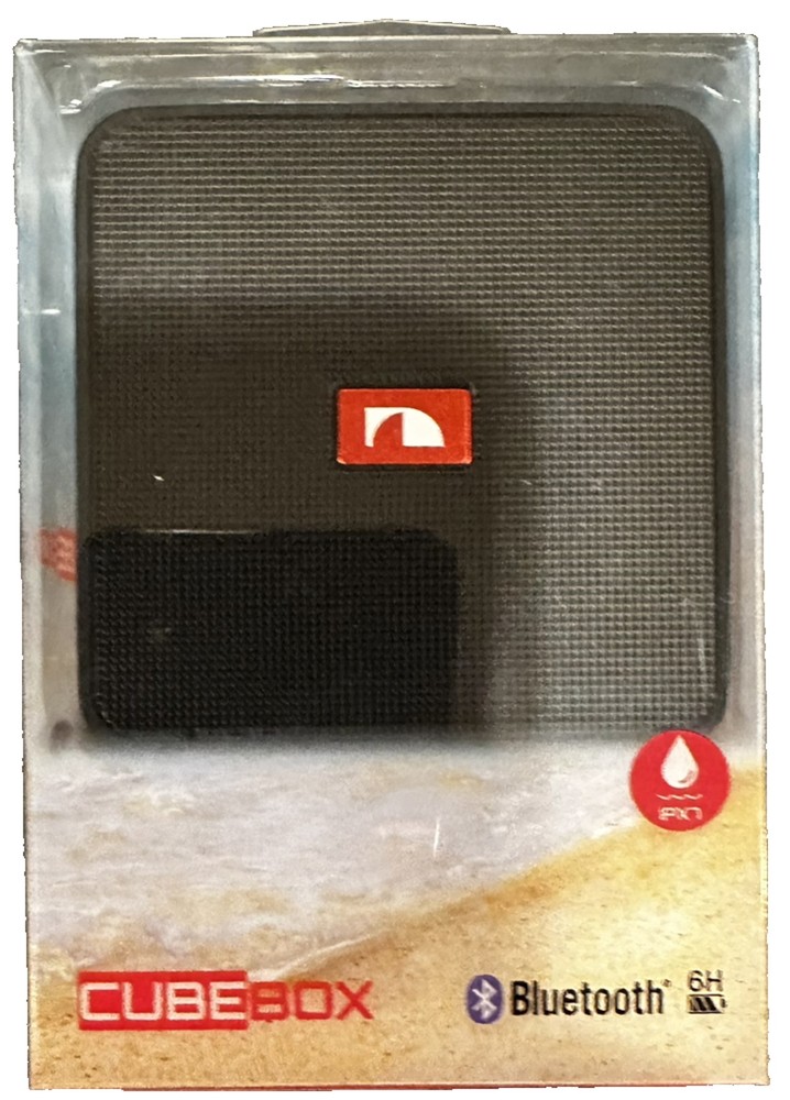 Nakamichi 55W Portable Bluetooth Cube Speaker - BLACK