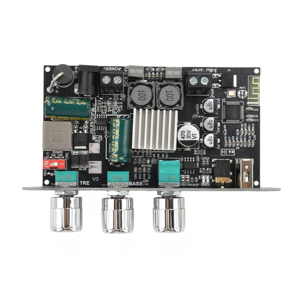 ZK-1001U Audio Power Amplifier Board With Multi-Function Button Control
