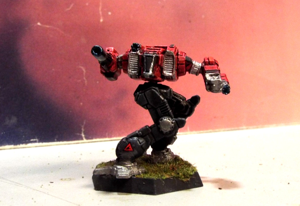BATTLETECH SHADOW CAT MECH [KELL HOUNDS] (CATALYST, CUSTOM TORSO-TWIST, PAINTED)