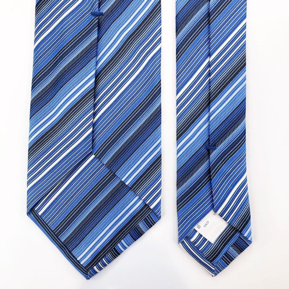 Paul Smith tie striped pattern blue