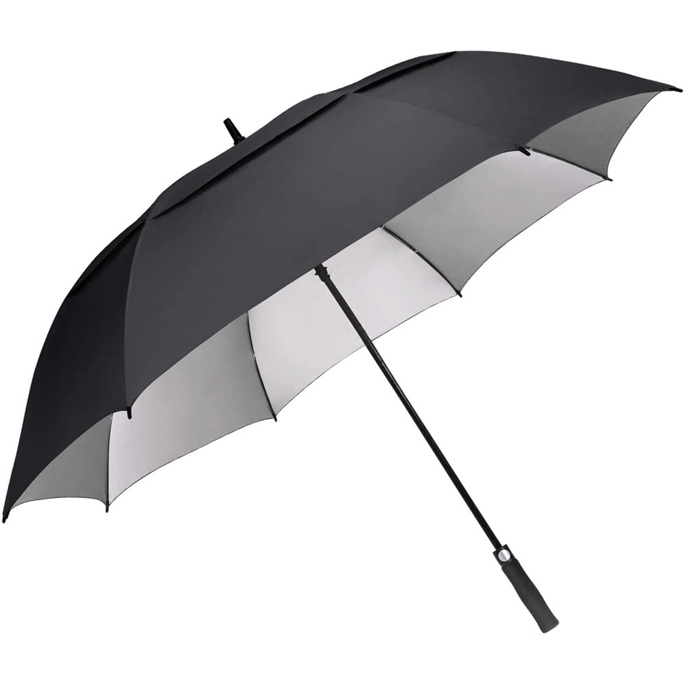 G4Free 62" Large Windproof Golf Umbrella Automatic Open Double Canopy UV Protect