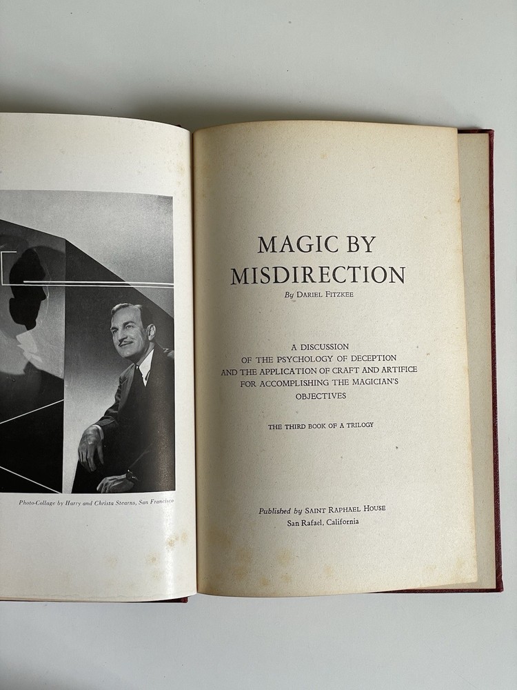 Magic By Misdirection By Daniel Fitzkee