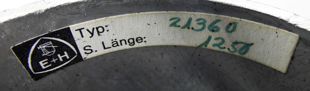 Endress + Hauser 21360 L = 1250 mm point level detection -used-