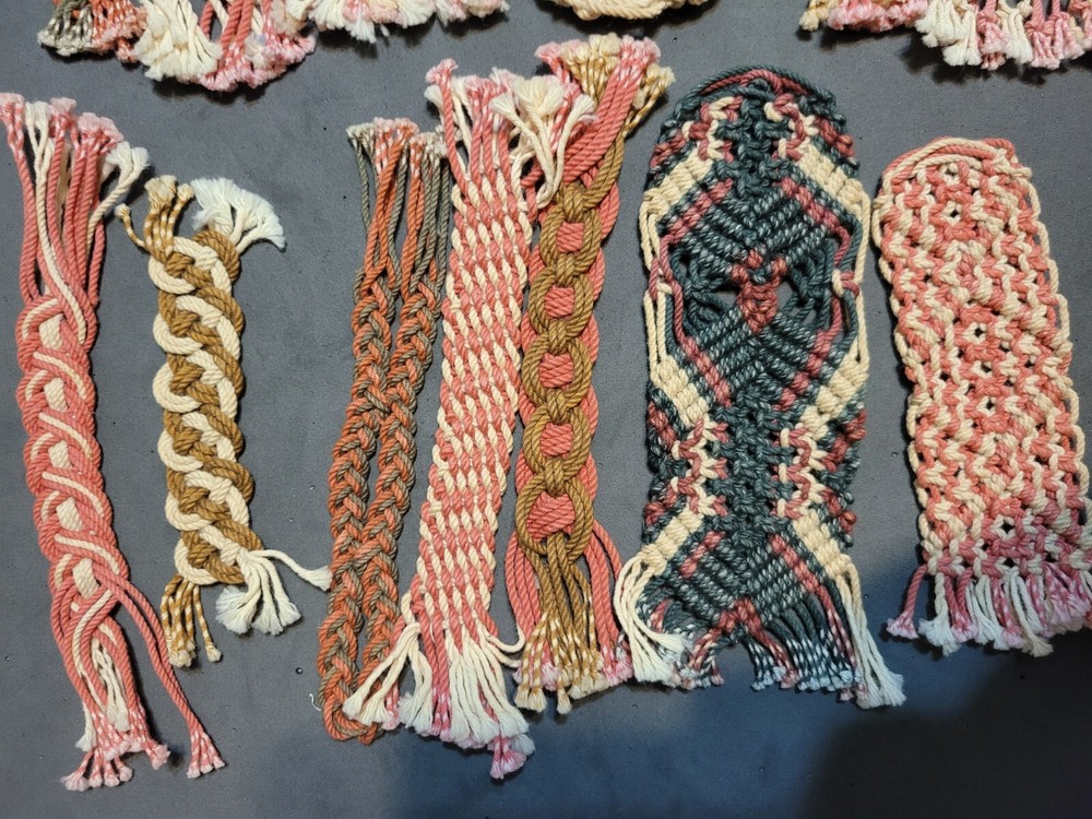 Miscellaneous Macrame Pieces