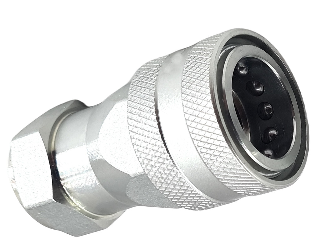 1/2" BSP ISO A Female Socket Hydraulic Quick Connect Coupler Tractor Loader