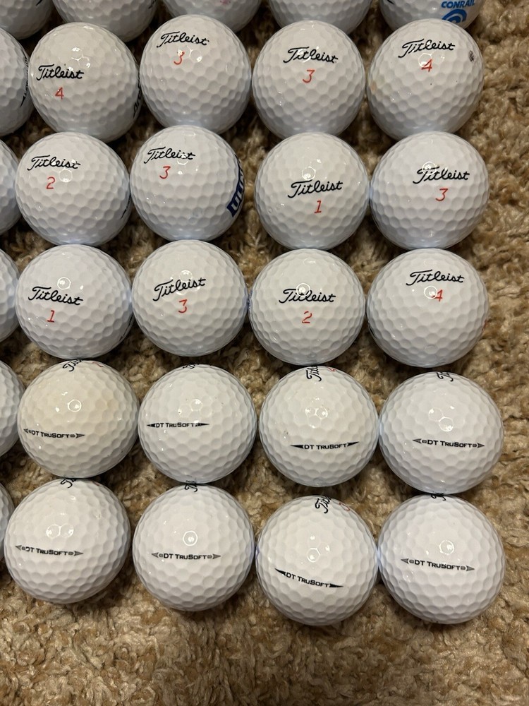 50 Mint Titleist DTTrusoft Golf Balls