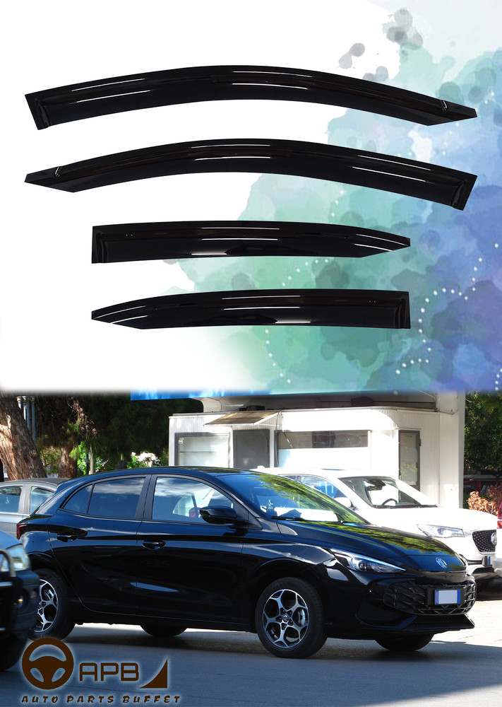 For MG MG3 2024-ON Deflector Window Visors Guard Vent Weather Shield