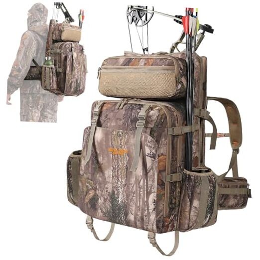 Saddle Hunting Backpack for Men, Easy to Carry Saddle Platform & Tree Sticks,