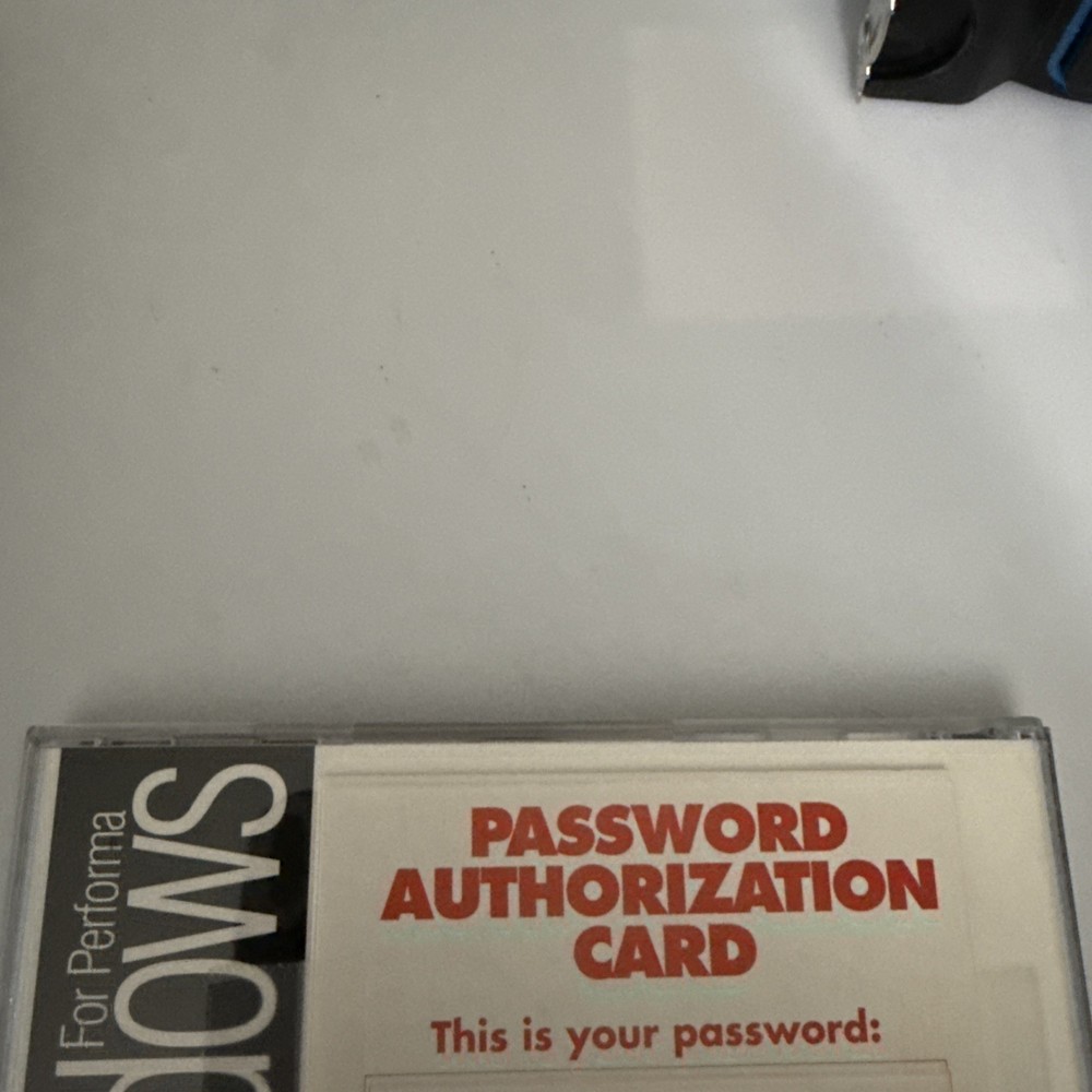 Soft Windows 3.1 for Apple Mac Performa install disc w password rare software