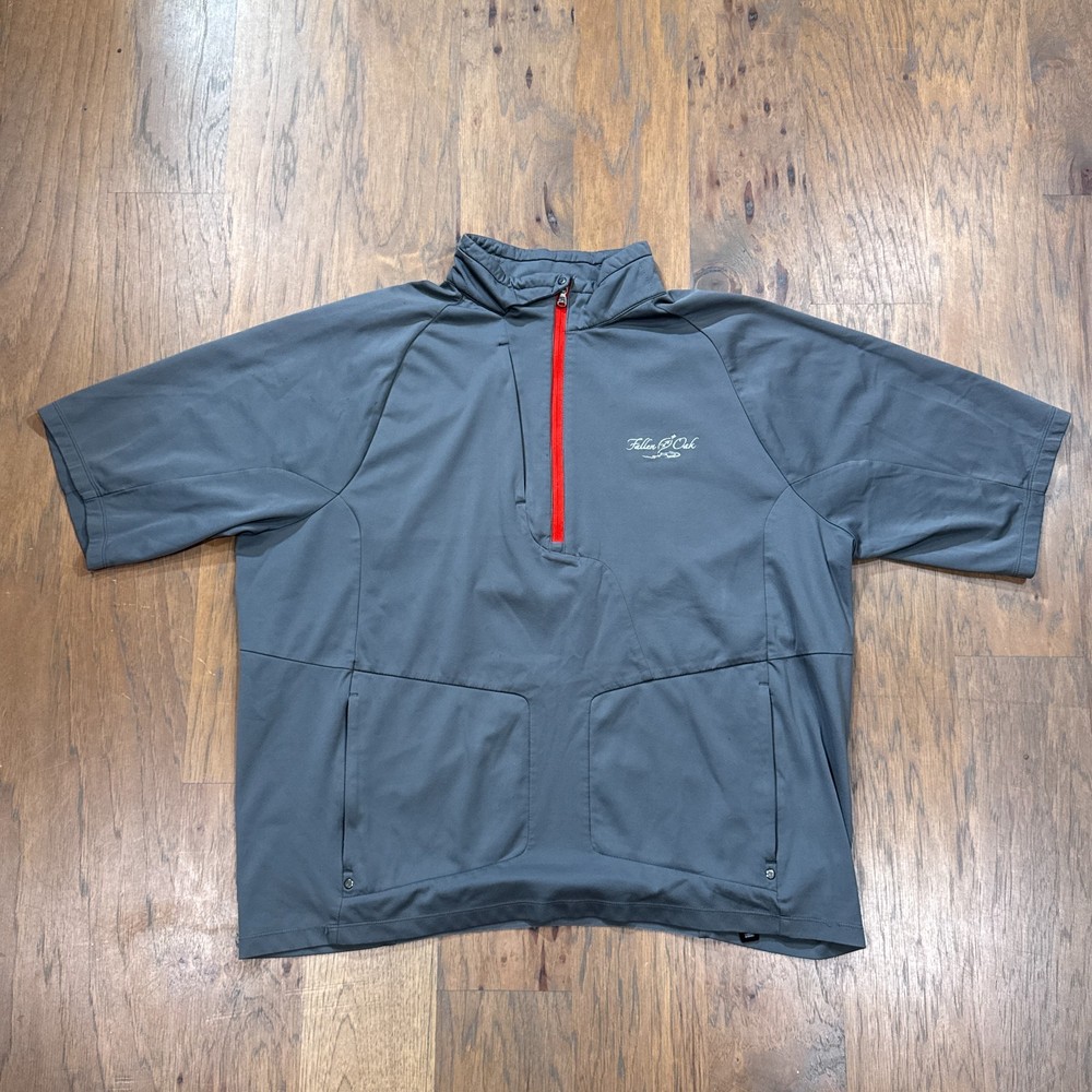 Ralph Lauren Jacket Men XL Gray Windshirt Half Zip Performance RLX Golf Pullover
