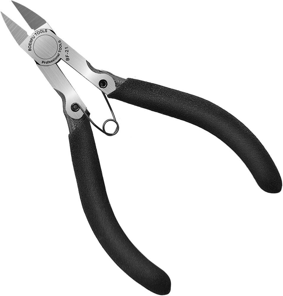 5 inch Precision Flush Cutters Multi-functional Wire Snips, Ideal for Model, ...