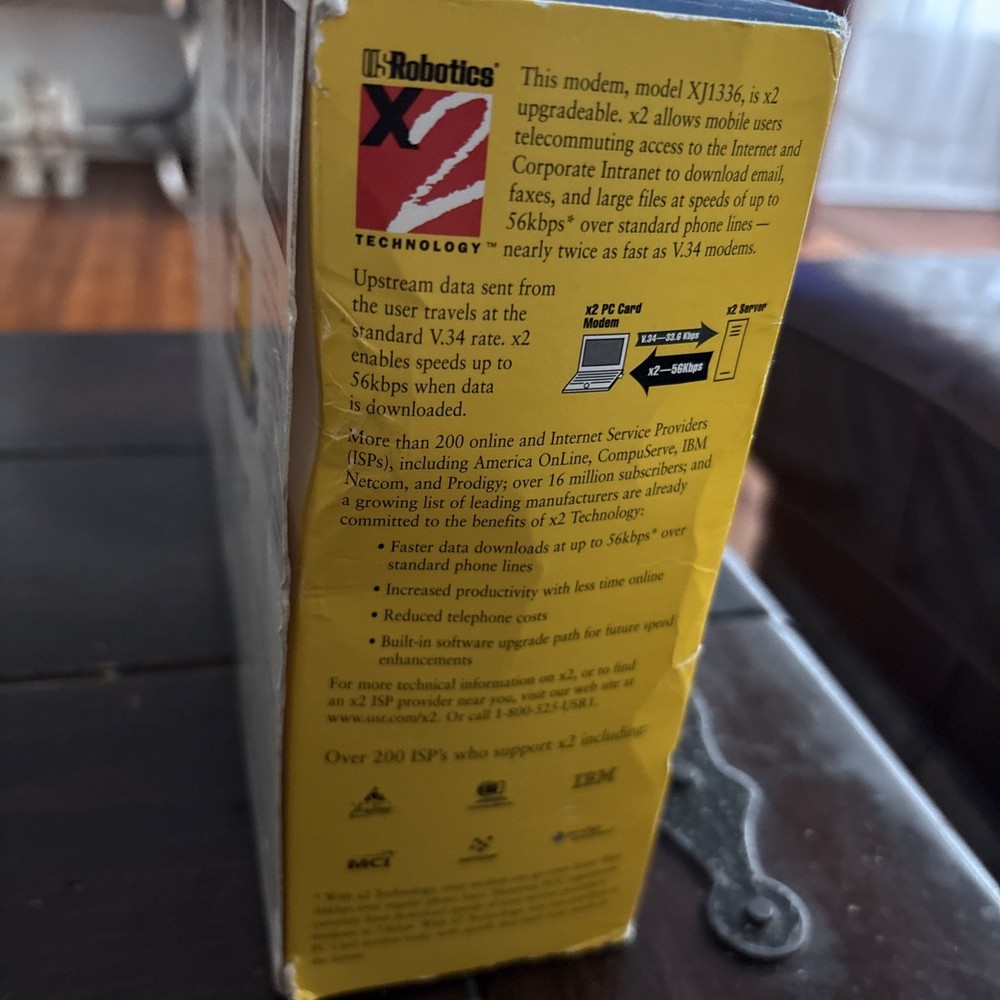 US Robotics 33.6 PC Card 56 kbps Modem