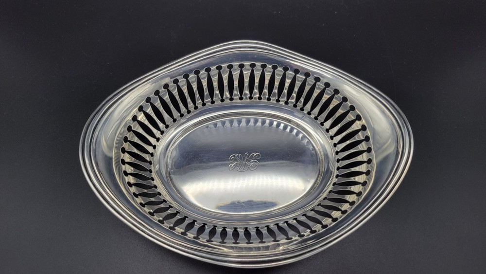 Vintage MAUSER STERLING SILVER PIERCED BOWL