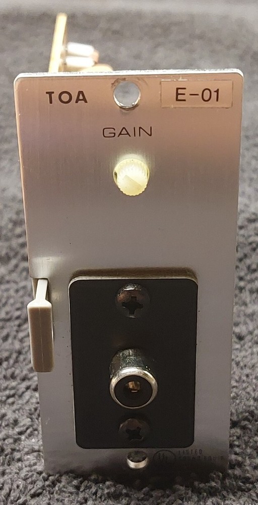 TOA E-01 R Phono Amp Input Module