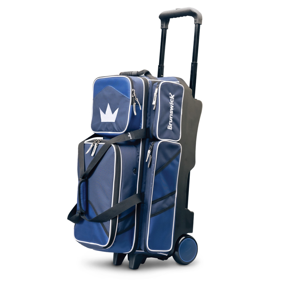Brunswick Quest Blue 3 Ball Roller Bowling Bag