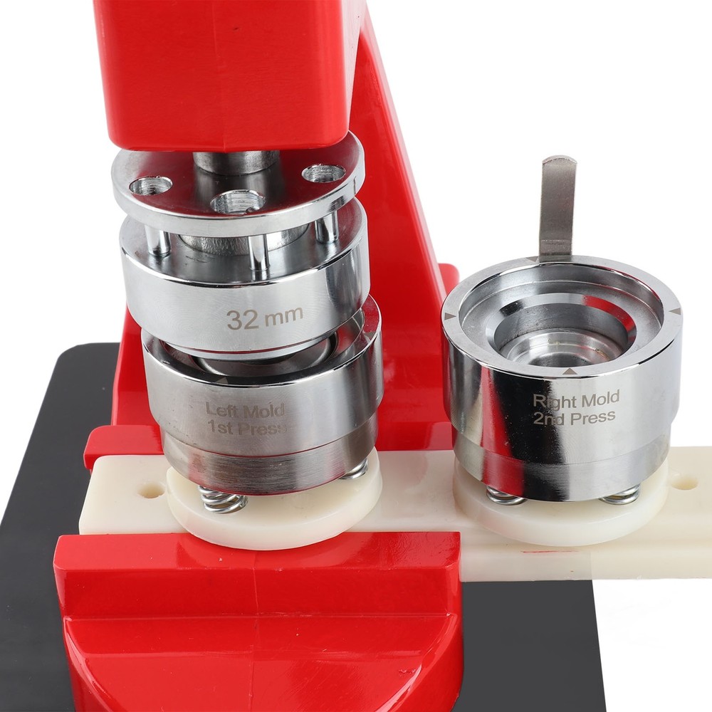 Button Maker Machine Pin Maker Button Press Machine With 100PCS Button Parts New