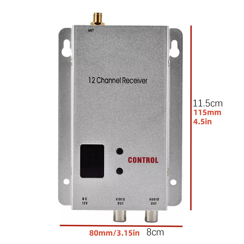 Long-Range Wireless Audio/Video Transmitter-Receiver Surveillance Accessories