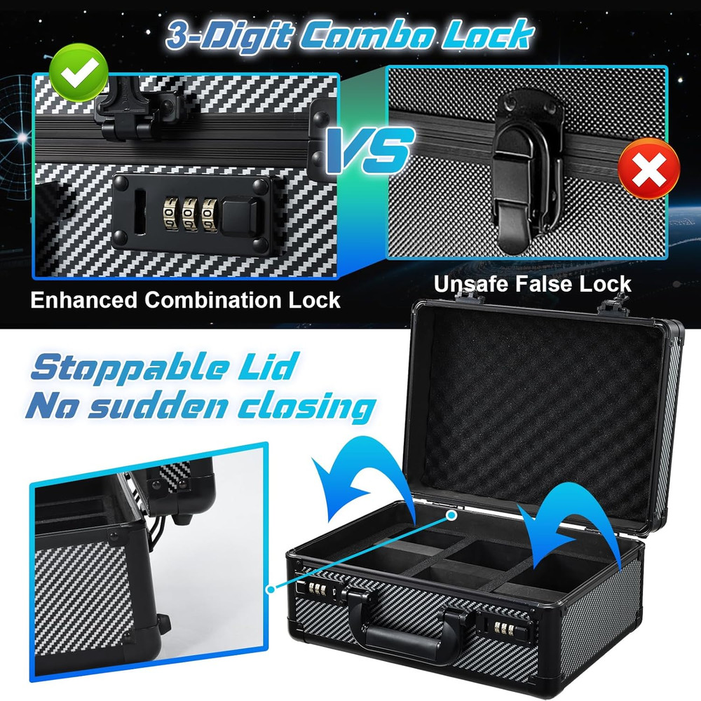 Graded Card Storage Box, Trading Cards Case Storage, Toploader Card Storage Case