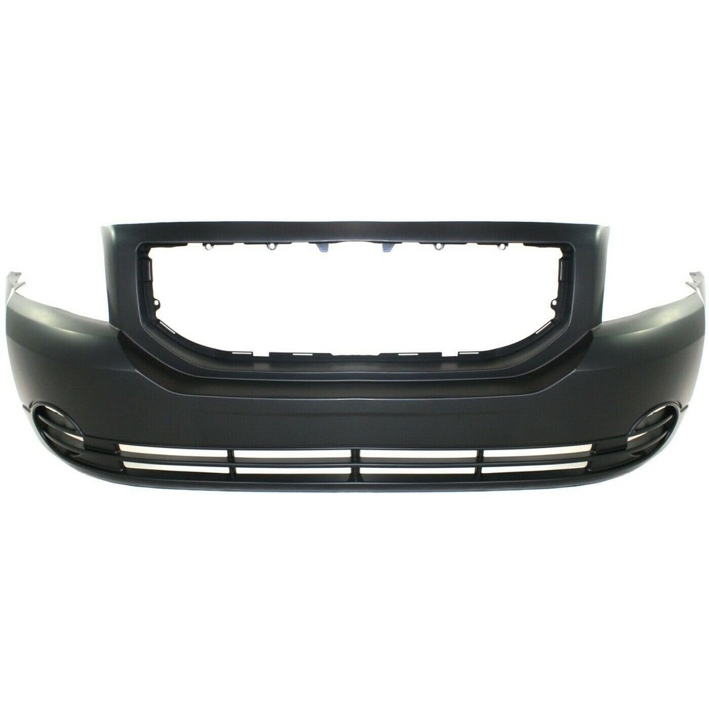 Front Primed Plastic Bumper Cover Dodge Caliber 2007-2012 No Cutout