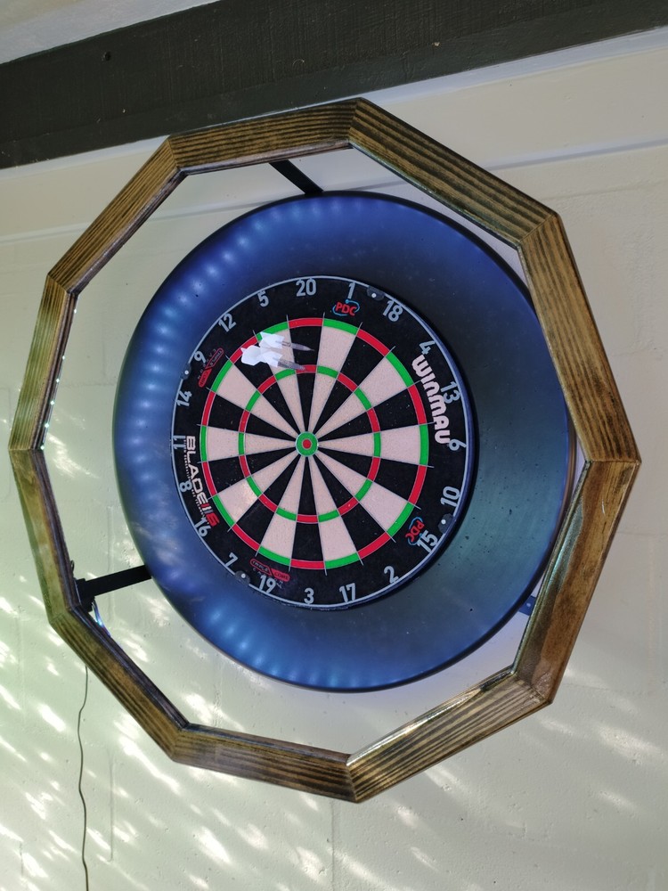 Custom Lighting System - Steel Tip dart Board