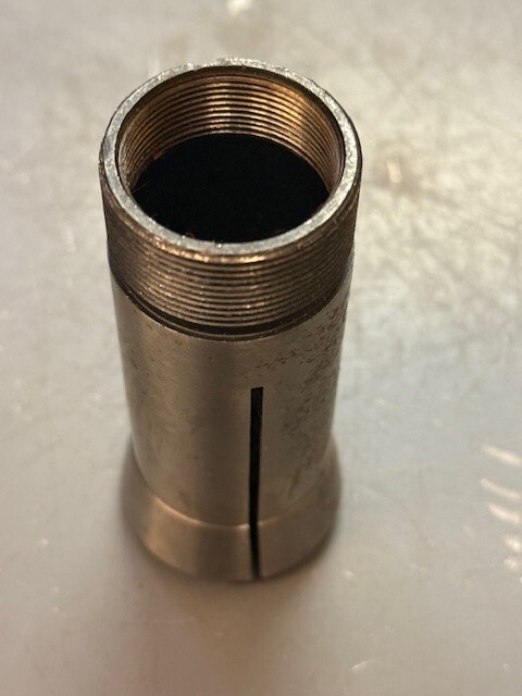 Phase II 3/8" Round 5C Collet w/Internal Threads