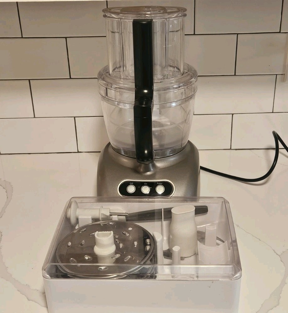 KitchenAid Architect 7-Cup Food Processor COMPLETE SET w/ Storage Case - Tested