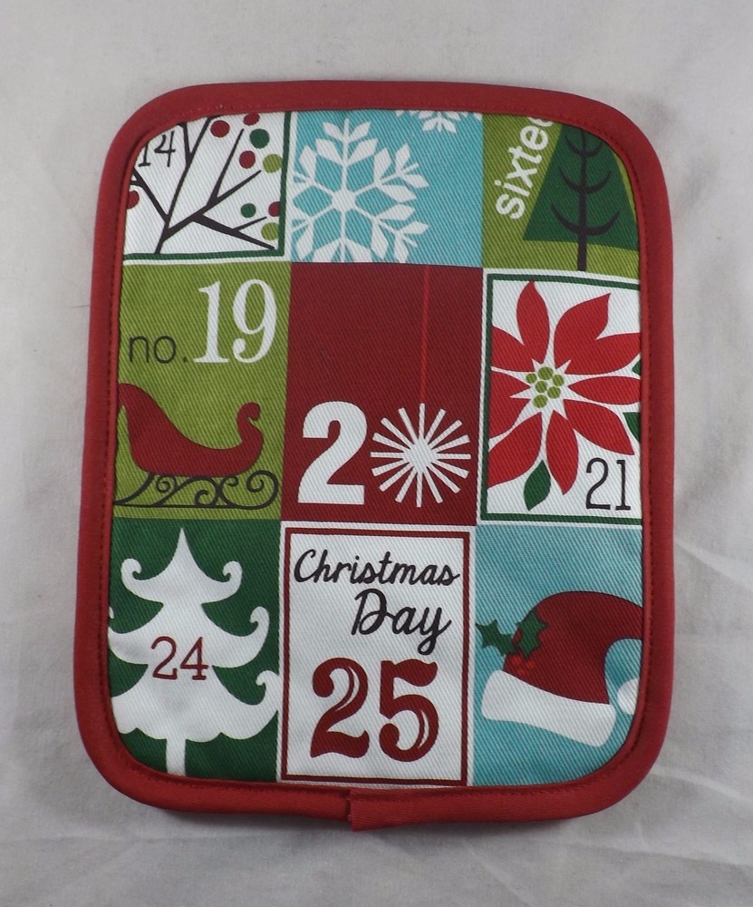 Kitchen Pot Holder - New - Christmas Countdown