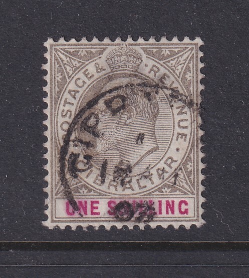 Gibraltar, Scott 44 (SG 51), used