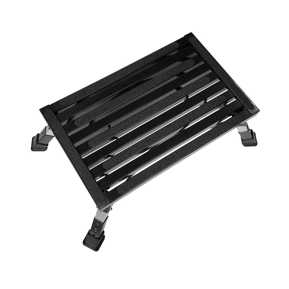 Caravan RV Lightweight Compact Folding Platform Step Adjustable Height 19-23cm