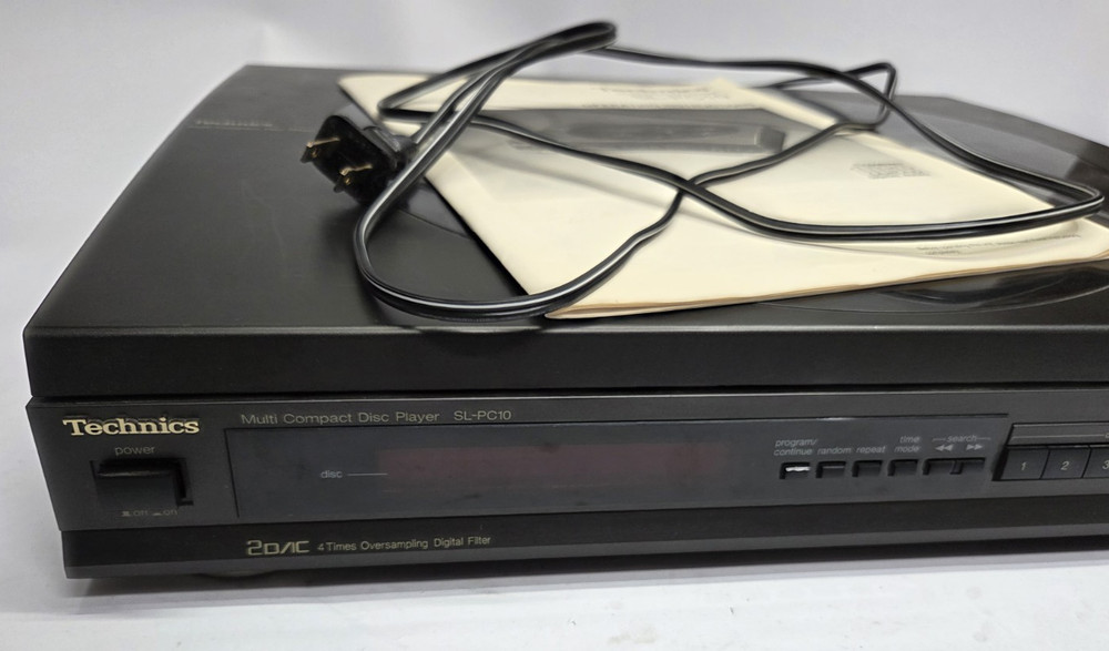 Technic SL-PC10 Multi Compact Disc Player - 5 Disc Changer Works Sounds Great 🔥