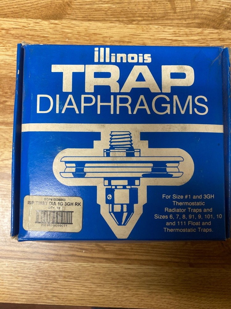WATTS Illinois Trap Diaphragm 0036853. ISPTMSTDIA 1G-3GH-RK. 36853