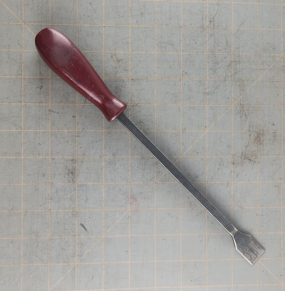 Matco Tools Gasket Carbon LONG Scraper Set Burgundy Hard Handle