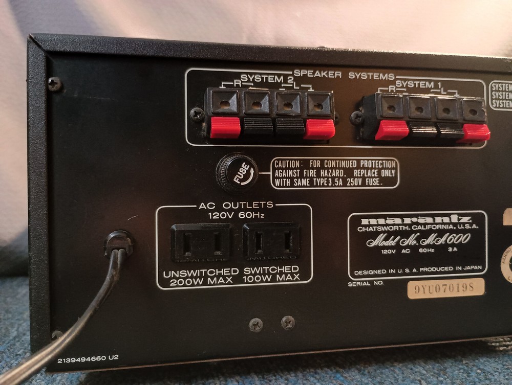 Marantz MA 600DC Amplifier (Pro Serviced)