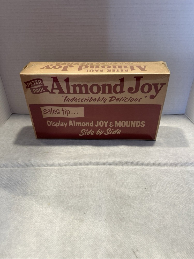 Almond Joy Peter Paul Store Display Empty Box Advertising 10 Cent Candy